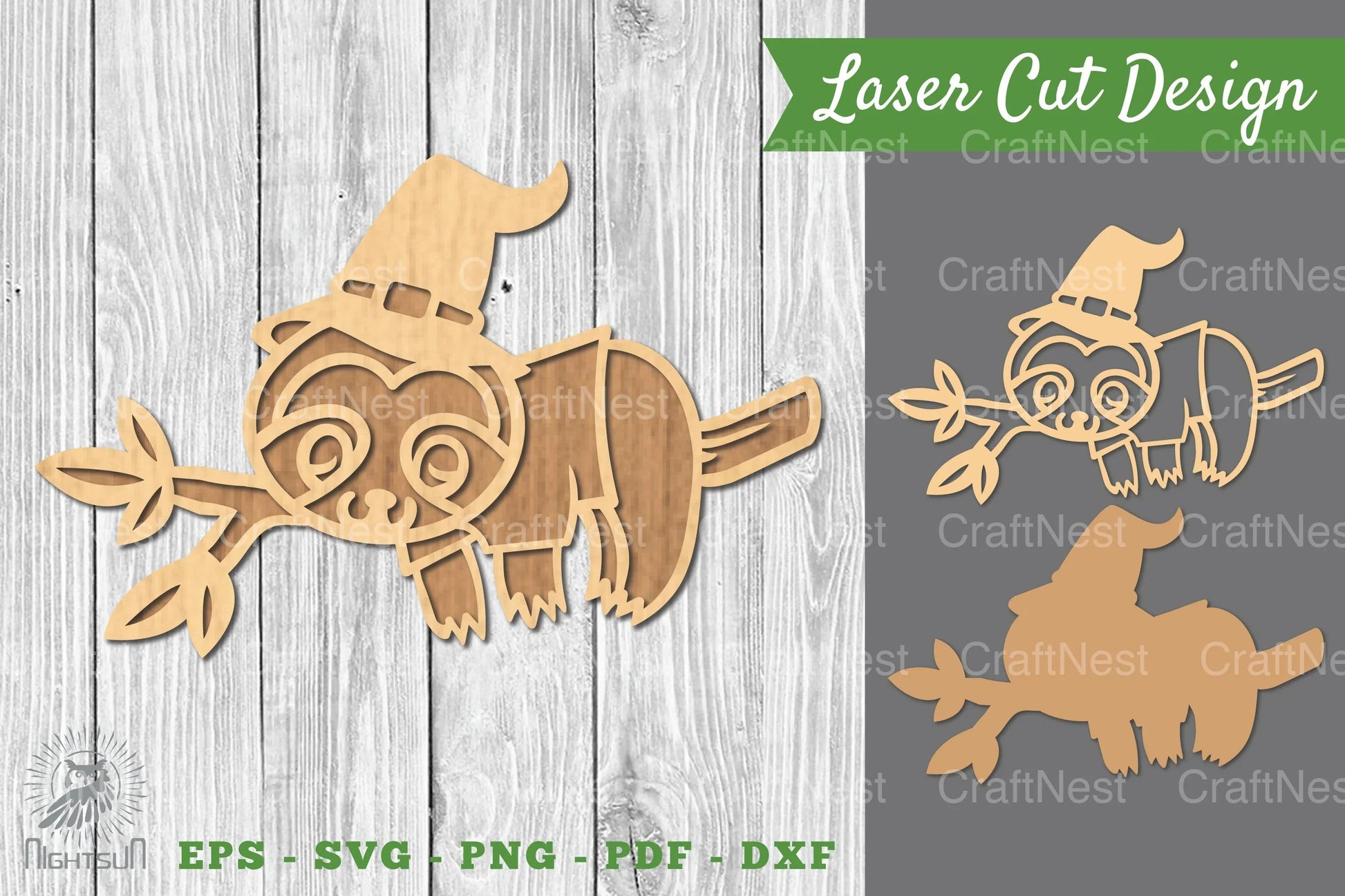 Koala Witch Laser Cut Decoration Clipart Bundle - CraftNest - Digital Crafting and Art