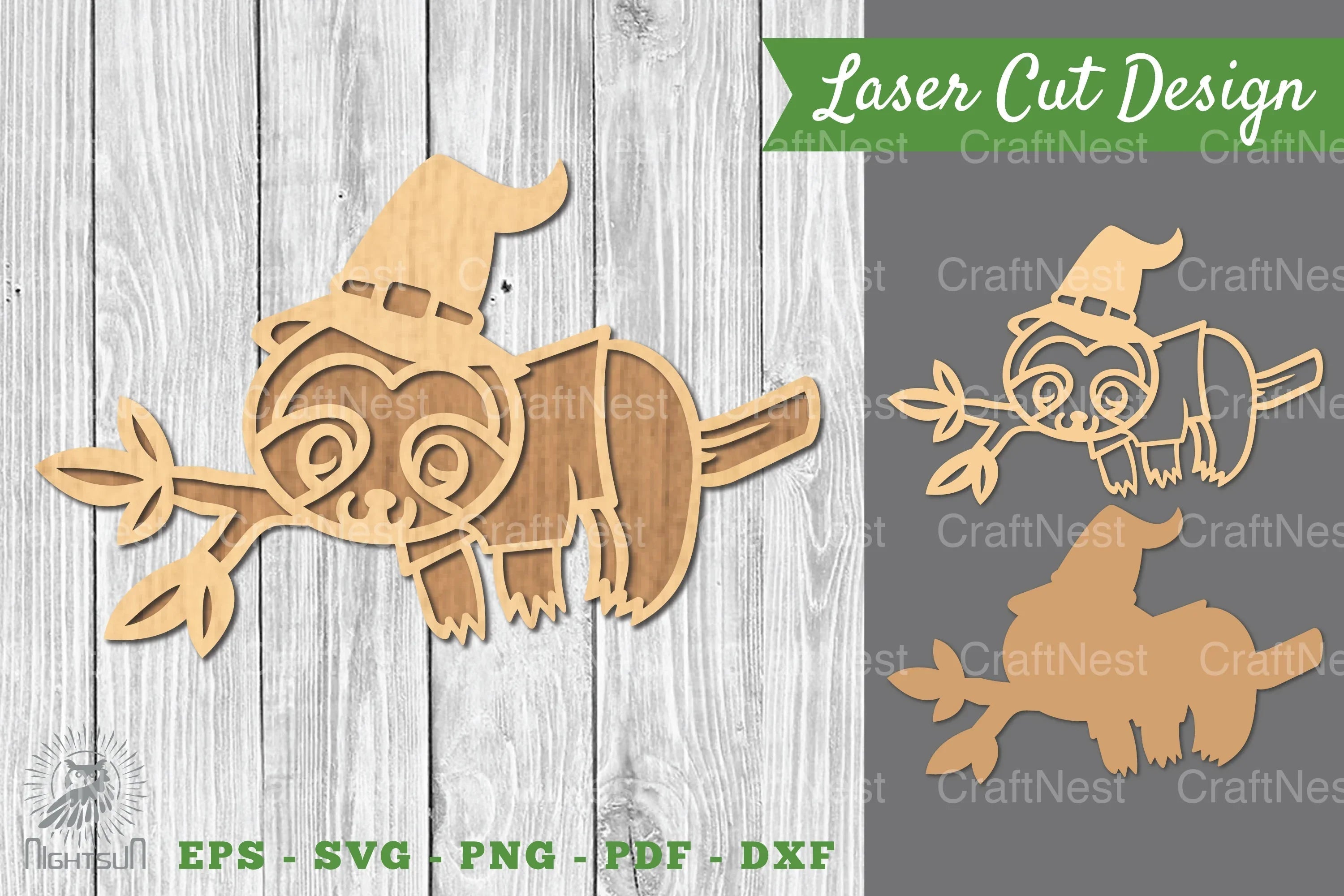 Koala Witch Laser Cut Decoration Clipart Bundle - CraftNest - Digital Crafting and Art