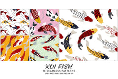 Koi Fish Patterns - Asian - CraftNest - Digital Crafting and Art