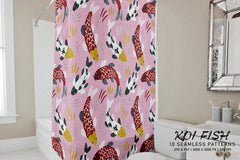 Koi Fish Patterns - Asian - CraftNest - Digital Crafting and Art