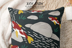 Koi Fish Patterns - Asian - CraftNest - Digital Crafting and Art