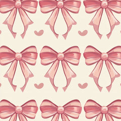 Coquette Bow Pattern Seamless Digital Paper - CraftNest - Digital Crafting and Art