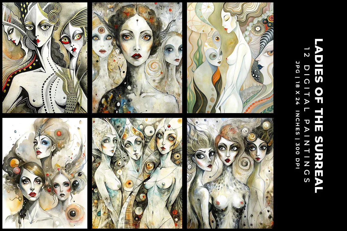 Ladies of the Surreal - Women - CraftNest - Digital Crafting and Art