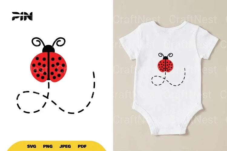 Ladybug Path SVG Bundle - CraftNest - Digital Crafting and Art