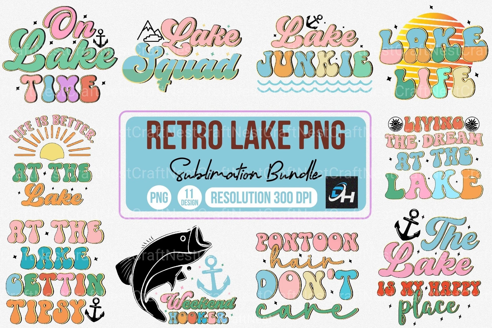 Lake Clipart Bundle Collection - CraftNest - Digital Crafting and Art