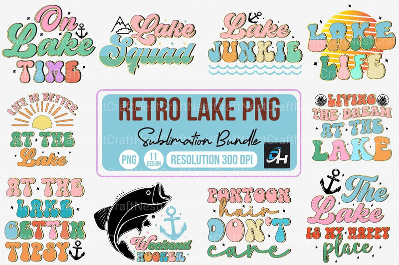 Lake Clipart Bundle Collection - CraftNest - Digital Crafting and Art