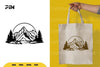 Landscape Mountain Silhouette Clipart Bundle