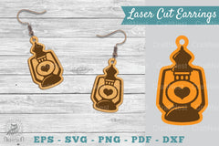 Lantern Laser Cut Earrings SVG Bundle - CraftNest - Digital Crafting and Art