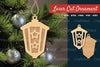 Lantern Laser Cut Ornament SVG Bundle