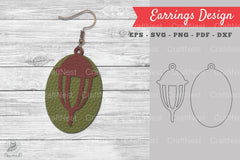 Lantern Leather Earring Design Clipart Bundle - CraftNest - Digital Crafting and Art
