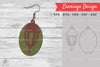 Lantern Leather Earring Design Clipart Bundle