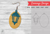 Lantern Leather Earring Design Clipart Bundle