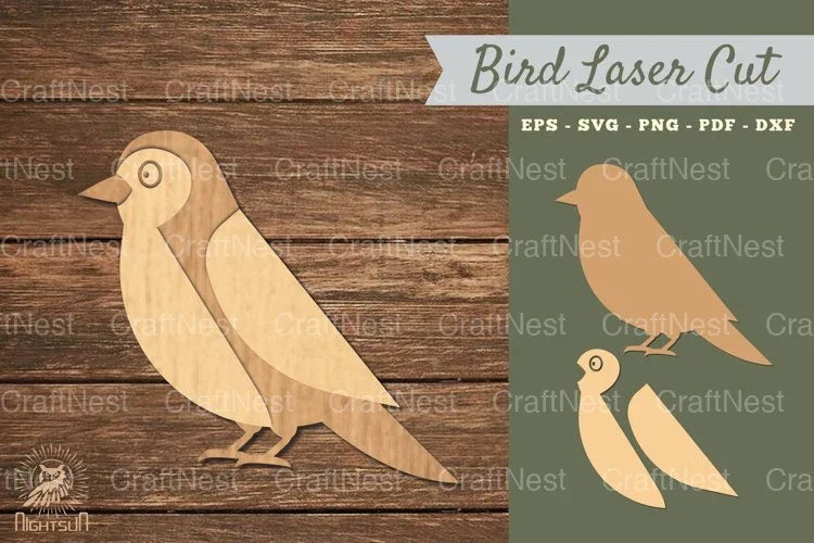 Lark Bird Laser Cut Decoration Clipart Bundle - CraftNest - Digital Crafting and Art