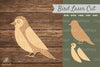 Lark Bird Laser Cut Decoration Clipart Bundle
