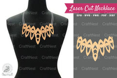 Laser Cut Necklace Design Bundle - CraftNest - Digital Crafting and Art