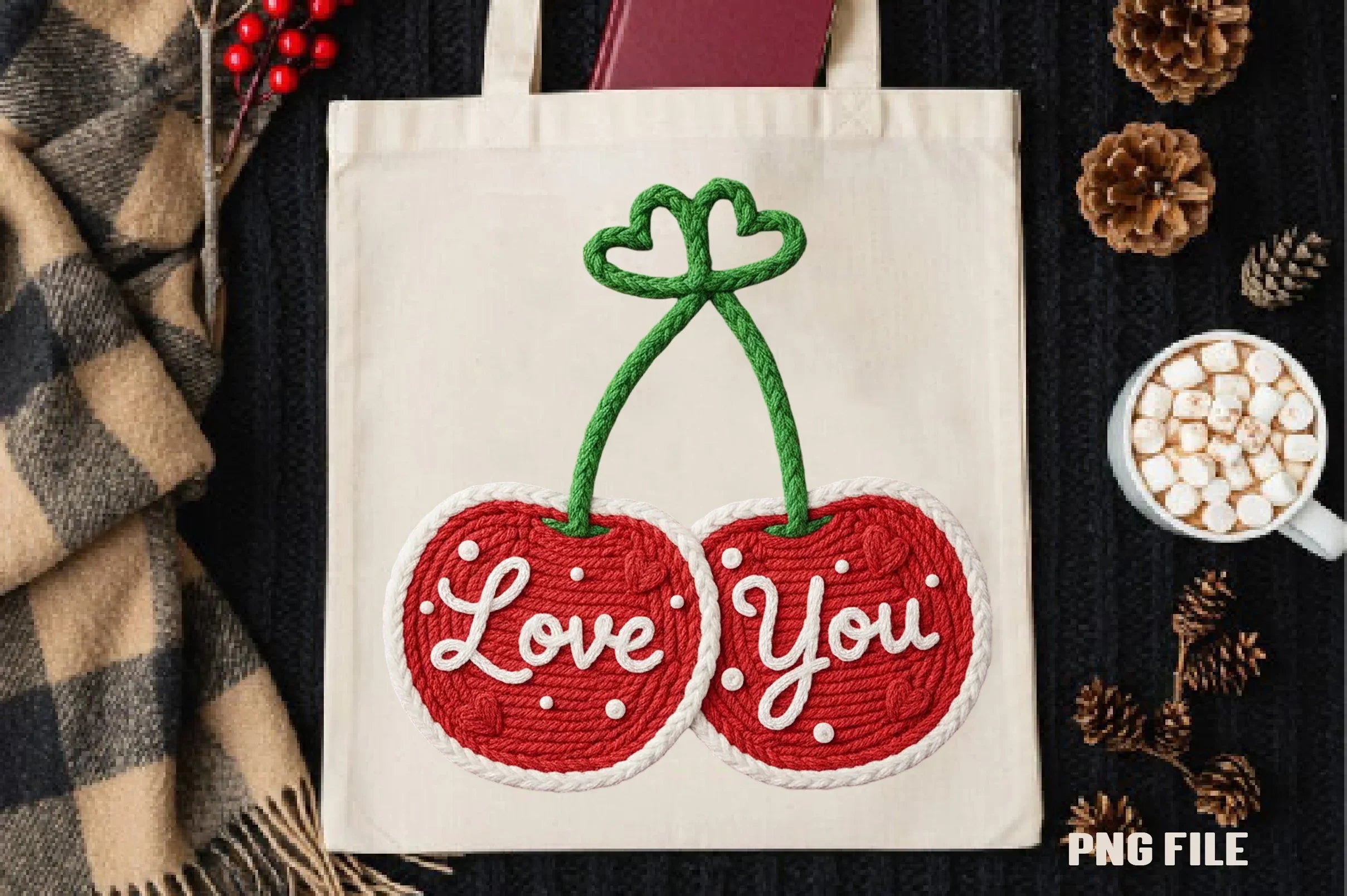 Valentine Latch Hook Yarn Clipart Bundle - CraftNest - Digital Crafting and Art