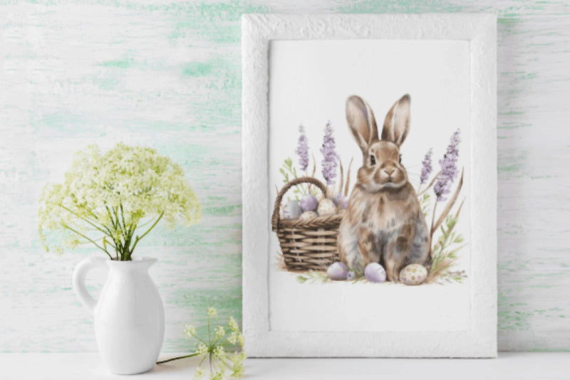 Ultimate Lavender Easter Illustrations Bundle - CraftNest - Digital Crafting and Art