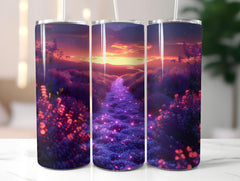 Lavender Flowers Tumbler Wrap - CraftNest - Digital Crafting and Art