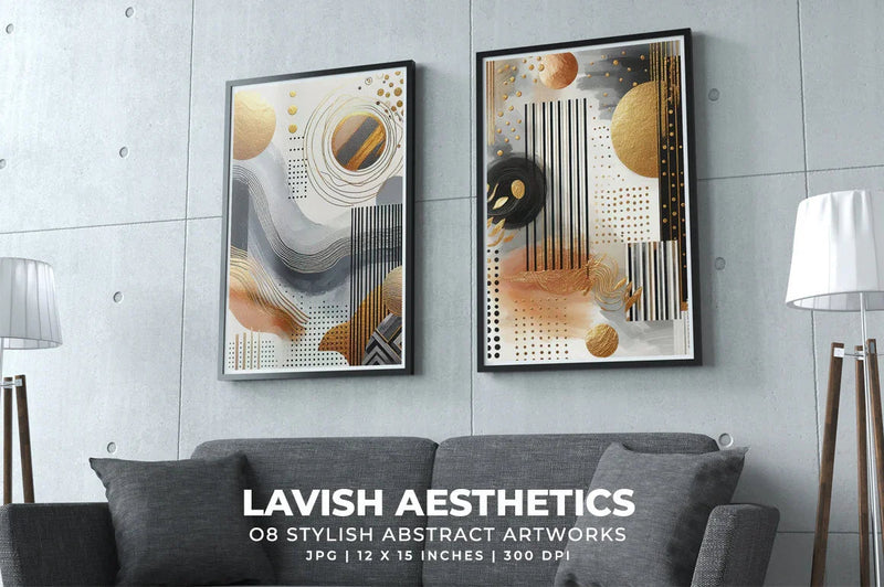 Lavish Aesthetics - Wall Art - CraftNest - Digital Crafting and Art