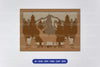 Layered Deer Forest Laser Cut SVG Bundle