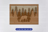 Layered Deer Forest Laser Cut SVG Bundle
