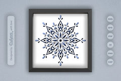 Winter Mandala Papercut SVG Bundle 2 - CraftNest - Digital Crafting and Art