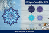 Layered Snowflake 3D Christmas Cut File Bundle