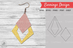 Leather Earring Design Clipart Bundle - CraftNest - Digital Crafting and Art