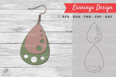 Leather Earring Design Clipart Bundle - CraftNest - Digital Crafting and Art