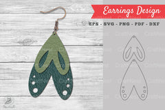 Leather Earring Design Clipart Bundle - CraftNest - Digital Crafting and Art