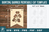 Leaves Bunting Banner Printable Clipart Bundle