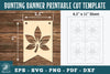 Leaves Bunting Banner Printable Clipart Bundle