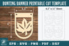 Leaves Bunting Banner Printable Clipart Bundle