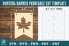 Leaves Bunting Banner Printable Clipart Bundle