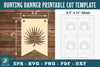 Leaves Bunting Banner Printable Clipart Bundle