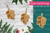 Leaves Laser Cut Earrings SVG Bundle