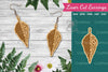 Leaves Laser Cut Earrings SVG Bundle