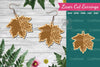 Leaves Laser Cut Earrings SVG Bundle