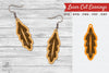 Leaves Laser Cut Earrings SVG Bundle