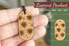 Leaves Lasercut Pendant Design Bundle