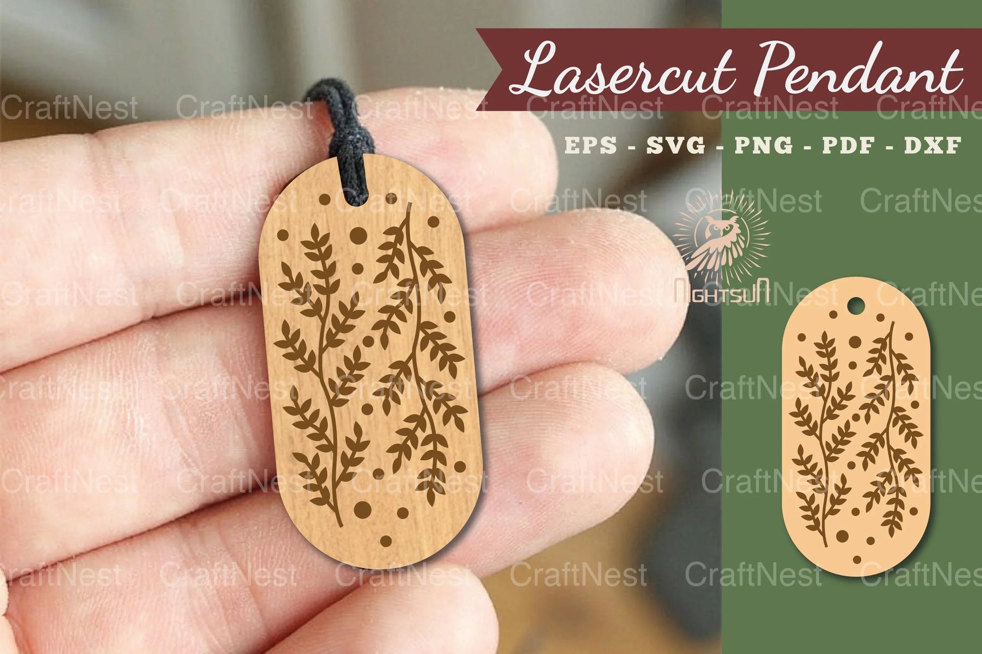 Leaves Lasercut Pendant Clipart Bundle - CraftNest - Digital Crafting and Art