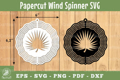 Papercut Leaves Wind Spinner SVG Bundle - CraftNest - Digital Crafting and Art