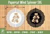 Leaves Papercut Wind Spinner SVG Bundle