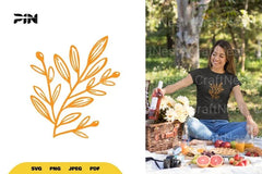 Leaves Doodle Clipart Bundle - CraftNest - Digital Crafting and Art