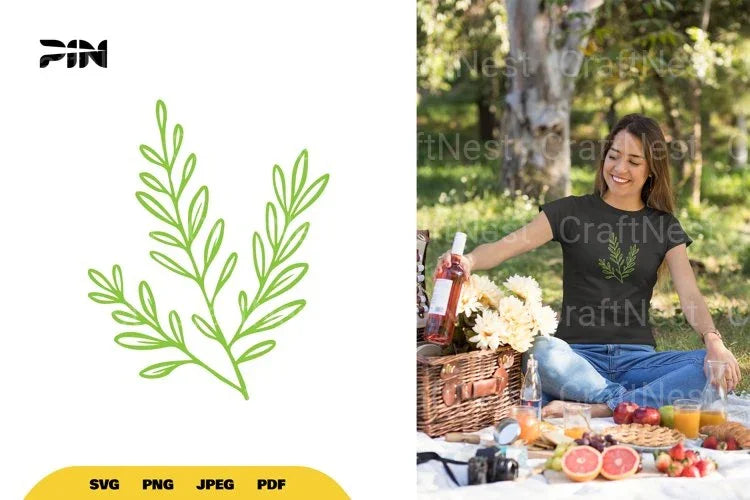 Leaves Doodle SVG Bundle - CraftNest - Digital Crafting and Art