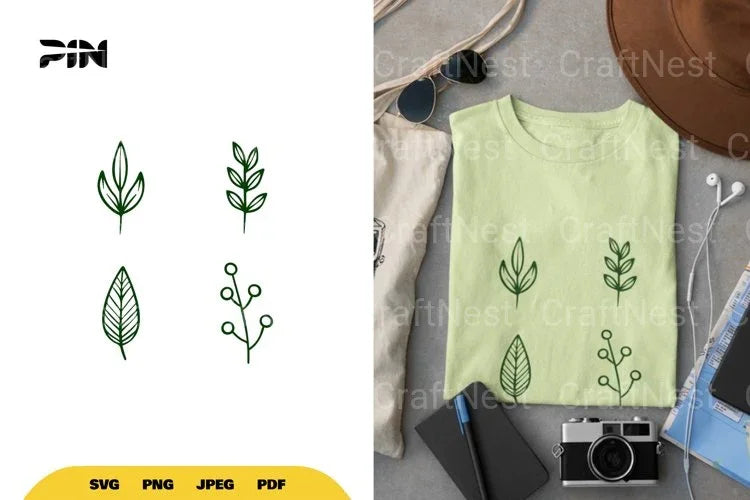 Leaves SVG Bundle - CraftNest - Digital Crafting and Art