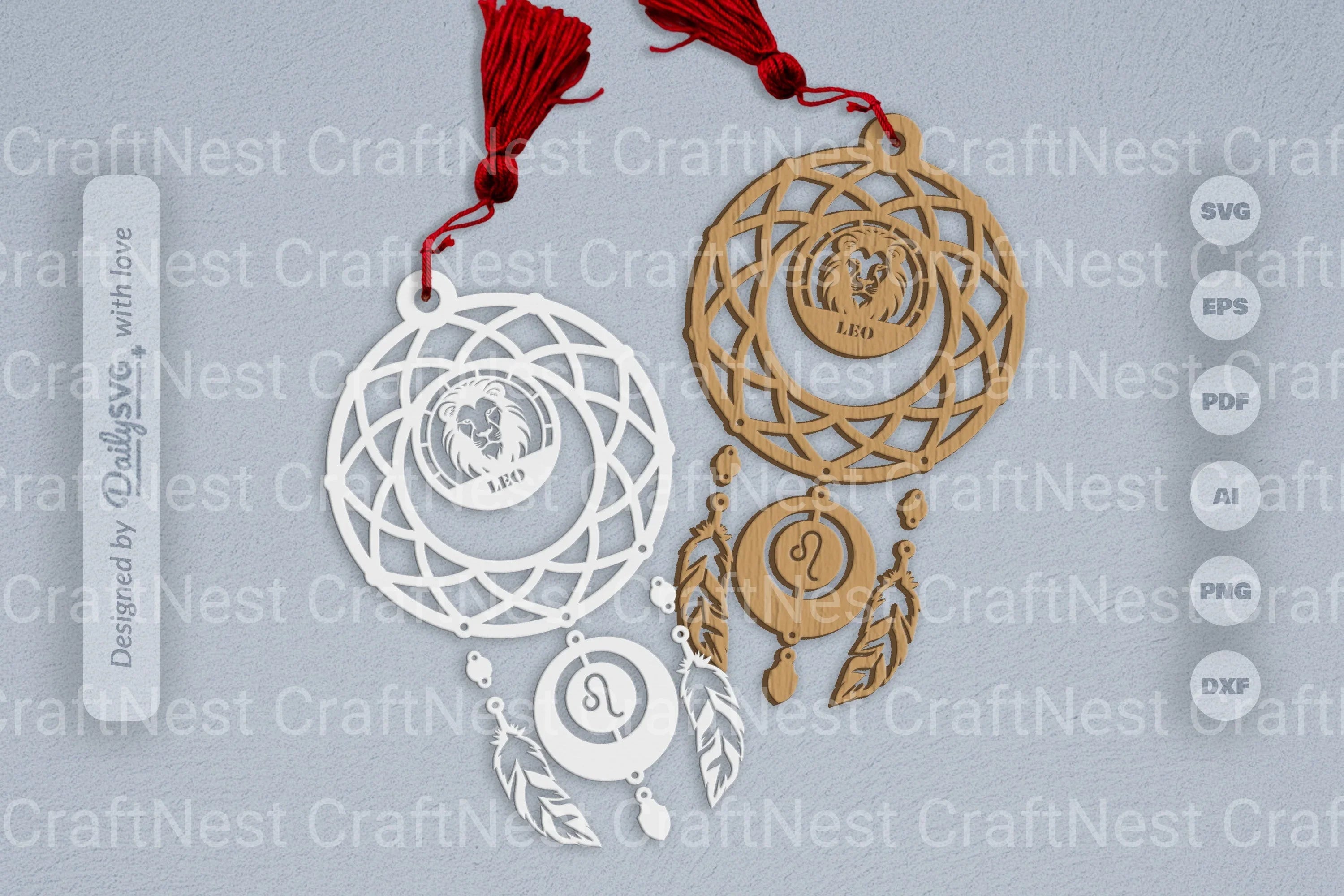 Leo Dream Catcher Set SVG Bundle