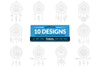 Leo Dream Catcher Laser Cut Set Clipart SVG Bundle