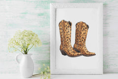 Leopard Cowgirl Boots Clipart Bundle - CraftNest - Digital Crafting and Art