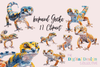 Vibrant Leopard Gecko Clipart Bundle